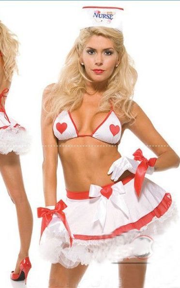 Nice Heart Nurse Costume